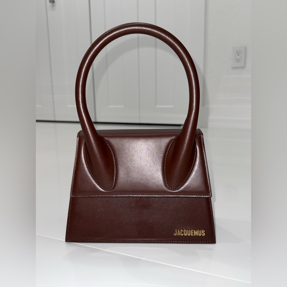 Jacquemus Brown Leather Handbag